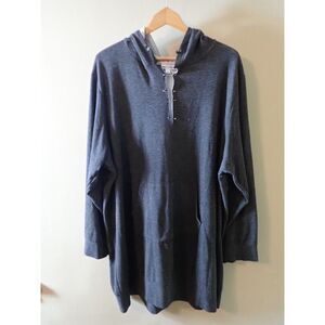 White Mark 3XL Dress Oversized Tunic Gray Saftey Pin Grunge Casual Streetwear